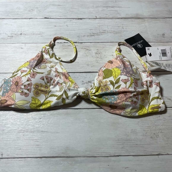 Volcom
Women's Big Poppy V Neck Bikini Top L cottage core boho sexy slimming - Picture 4 of 9